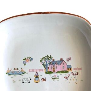 vintage country house japan au gratin dish 80s cottagecore oven microwave safe